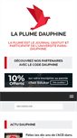 Mobile Screenshot of laplumedauphine.fr